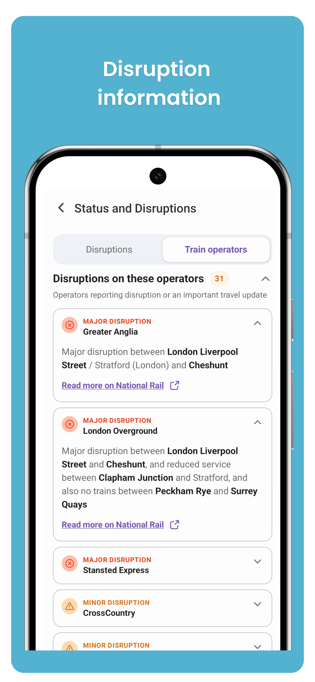 VelociGo: Live Train Times screenshot 7