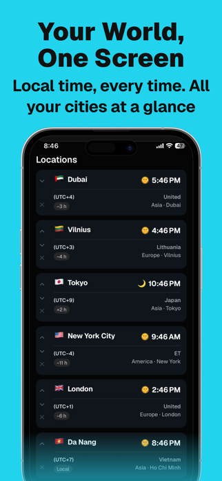 World Clock: TimeShift Screenshot 4 of 4