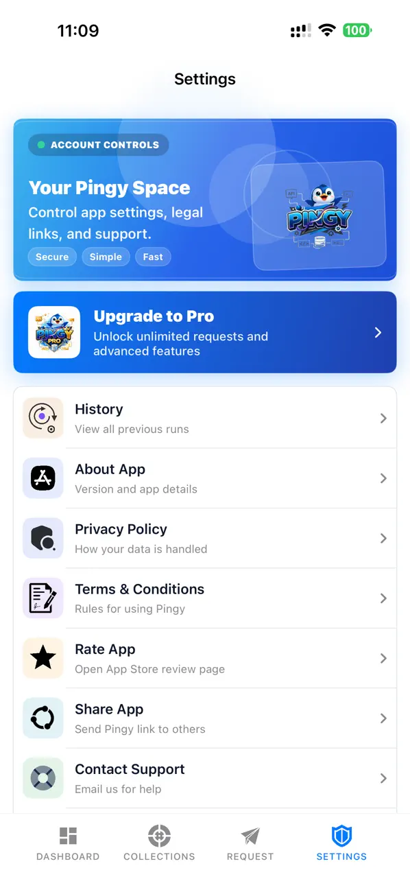 #5. Pingy - Ping the API (iOS) Ved: BIKAL BINOD ADHIKARI