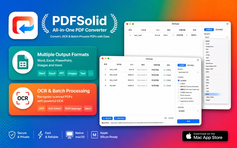 Screenshot #1 pour PDFSolid: AI Convert Office