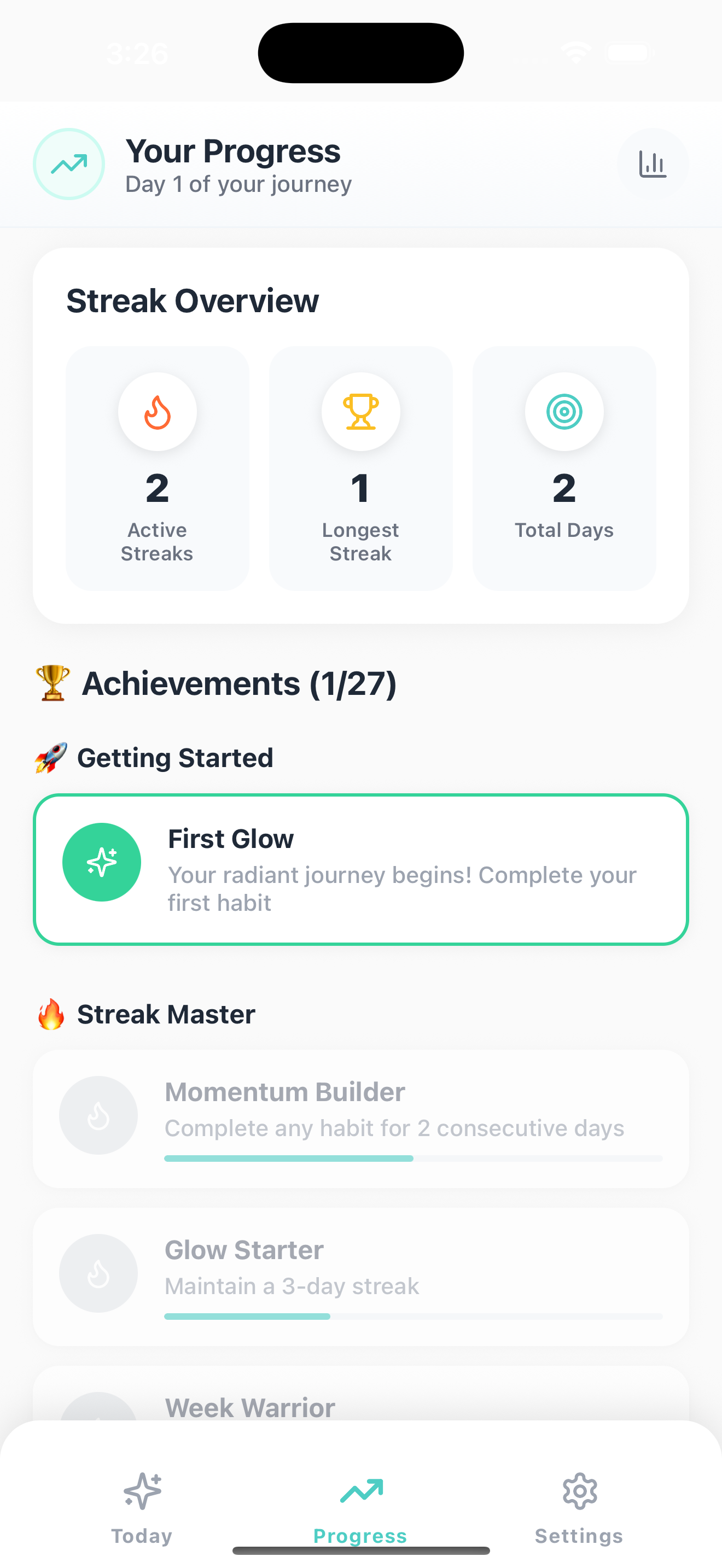 Glow Up - GlowUp Tracker screenshot 3
