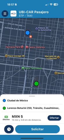 UBI-CAR Pasajero screenshot