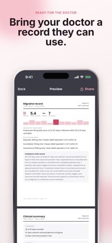 Migrena: Migraine Tracker Screenshot 7 of 7