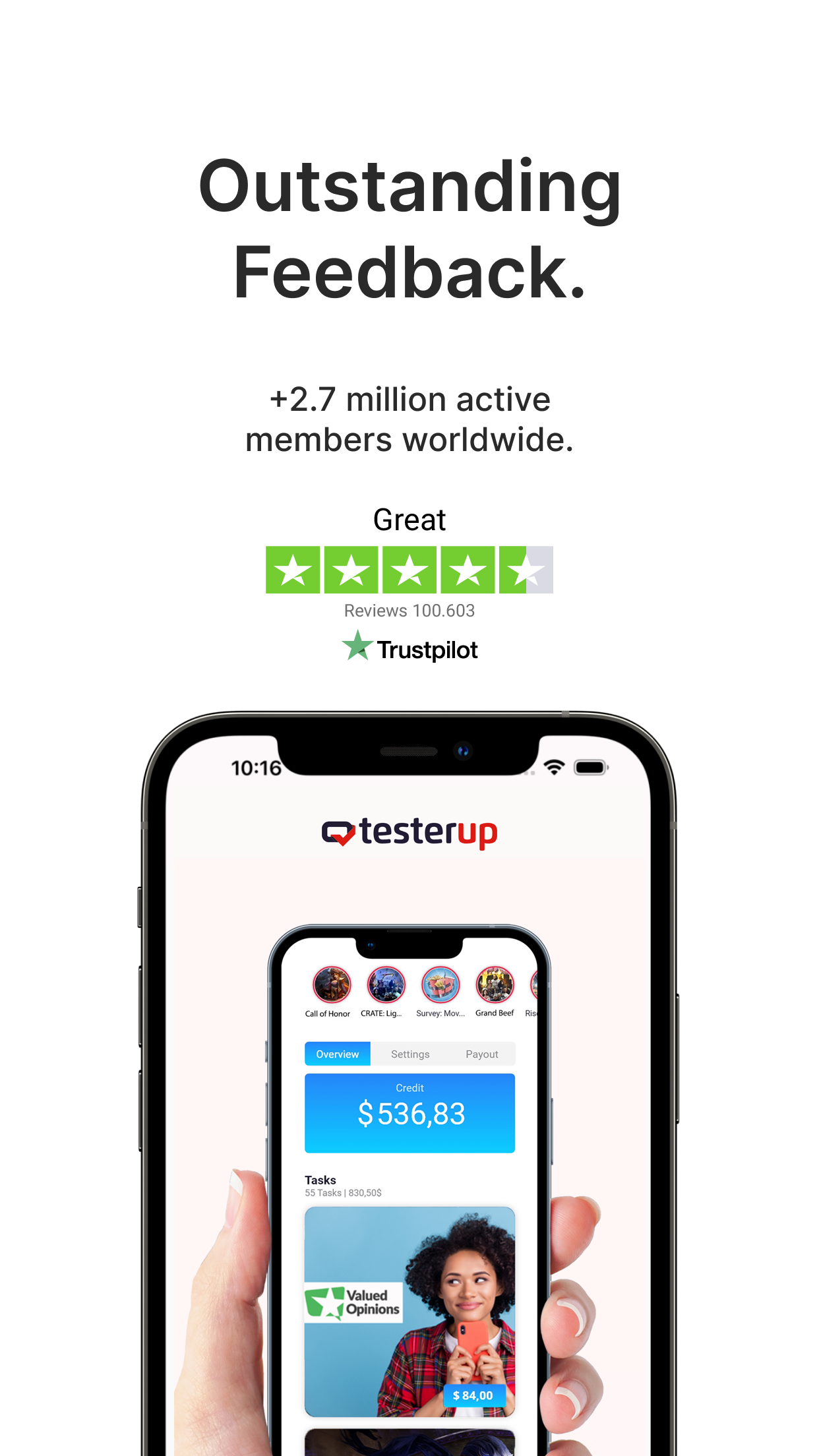 testerup - earn money