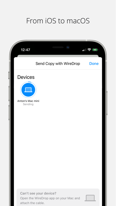 WireDrop Screenshot