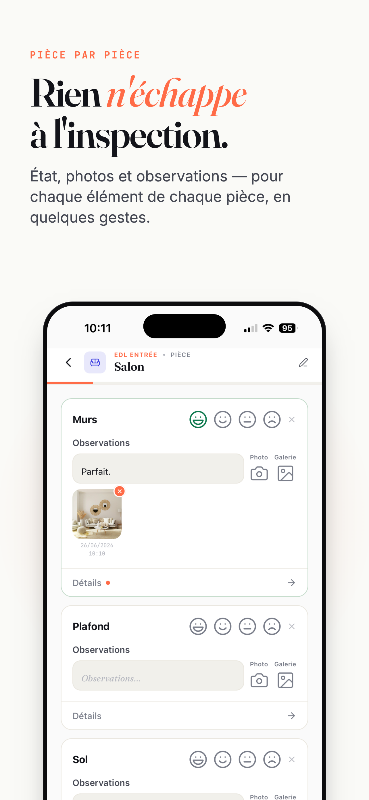 MoveSafe - État des lieux screenshot 3
