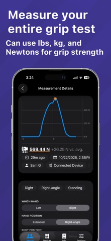 GripMeter Physio - Grip Tester screenshot