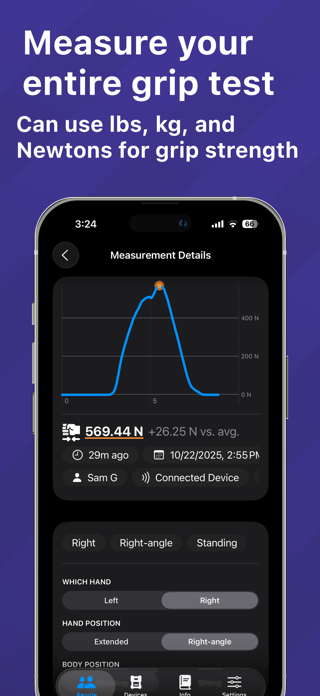 GripMeter Physio - Grip Tester Screenshot 5 of 7