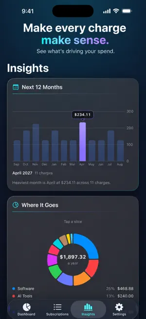 Subvanta: Track Subscriptions screenshot 1