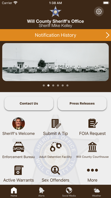 Will County Sheriffs Office IL Screenshot