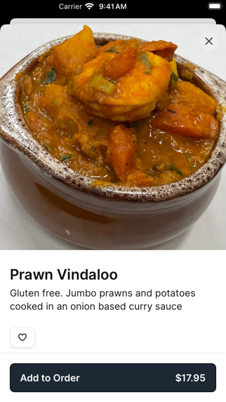 Namaste Kitchen To Go iPhone screenshot 4 - Food & Drink app