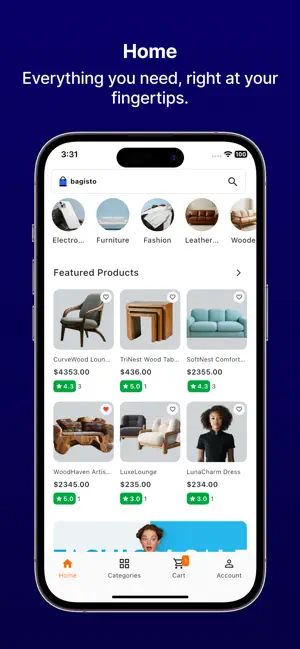 Mobikul Bagisto Laravel App screenshot 1