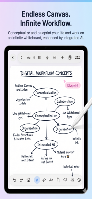 Noteara: Notes, AI, Whiteboard Screenshot 4 of 9
