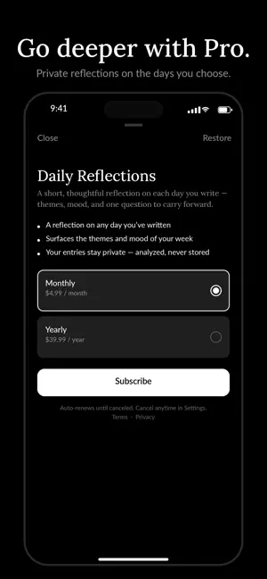 Daily Journal: One Page screenshot 4
