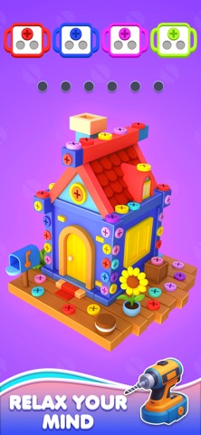 Screw Away 3D: Screwdom Games iPhone screenshot