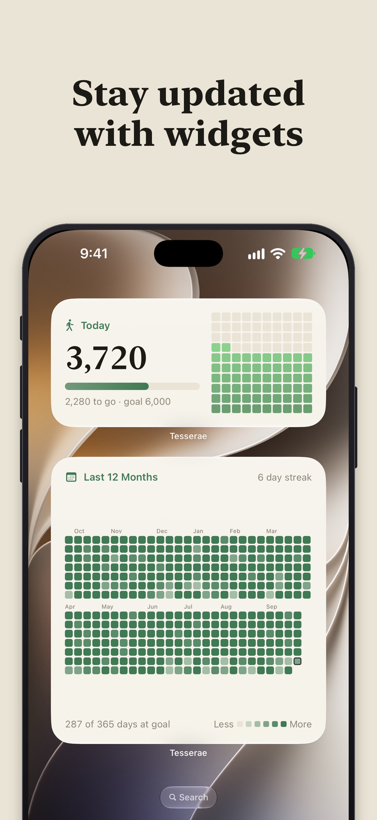 Screenshot 5 of Tesserae: Step Counter
