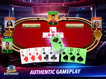 Spades Bid Whist: Card Games iPad screenshot