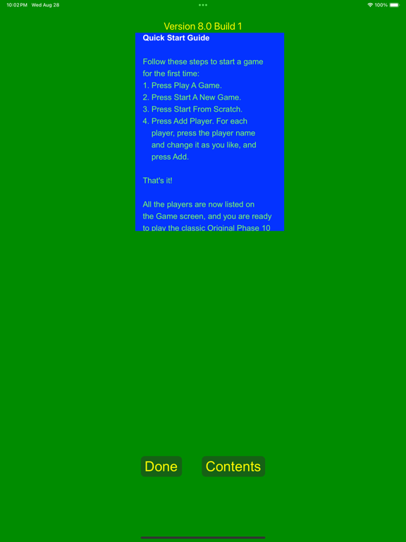 Phase 10 Easy Score iPad screenshot 6 - Games app