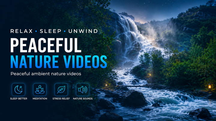 Screenshot #2 pour Peaceful Waterfalls: Relax TV