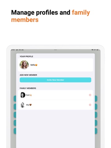 Family Calendar. iPad screenshot