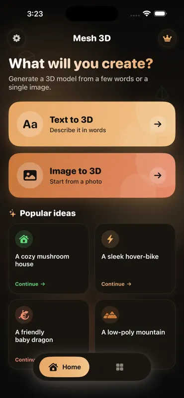Mesh 3D AI Gerador screenshot 4 of 6