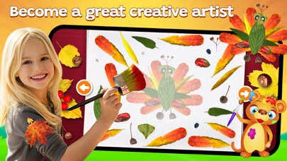 123 Kids Fun Leaves: Art Game Screenshot