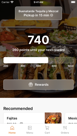 Buena Tarde Tequila y Mezcal app screenshot
