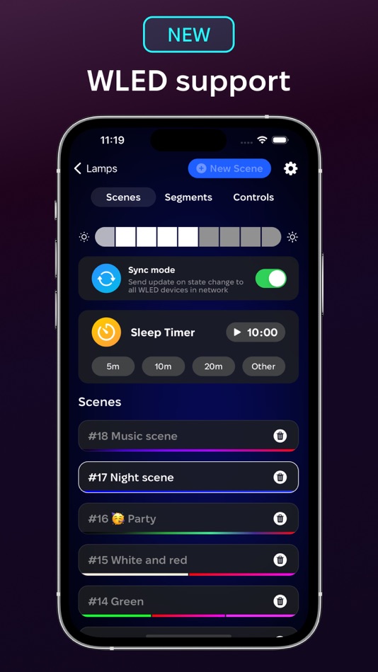 #3. LED light control home (iOS) 由: Roma Novakov