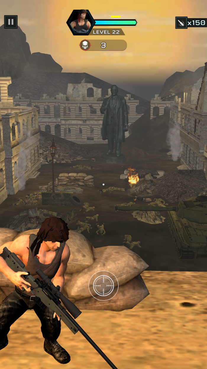 Camouflage Attack Sniper Game