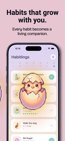 Habitlings: Habits & Creatures iPhone screenshot