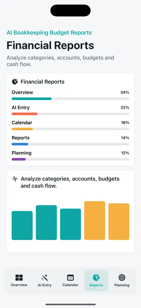 AI Bookkeeping Budget Reports screenshot 4
