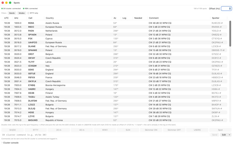 RYRY – RTTY for Contests screenshot 3