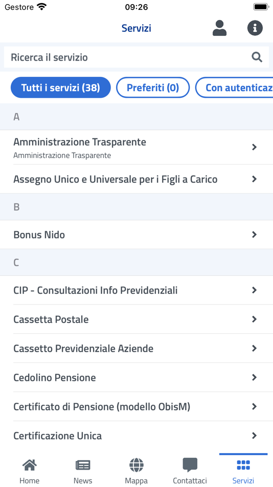 #3. INPS mobile (iOS) Podle: Istituto Nazionale Previdenza Sociale