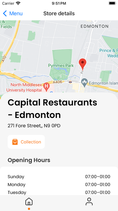 Capital Restaurant - Edmonton Screenshot