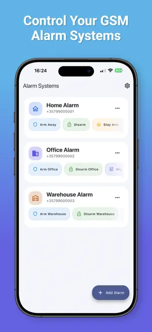AlarmSMS Controller screenshot 1