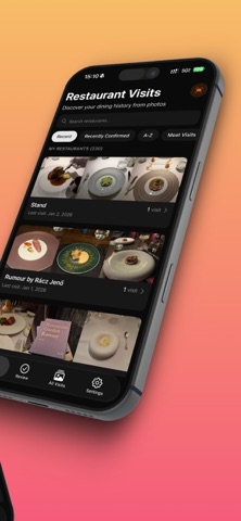 Palate - fine dining tracker Screenshot 2 of 3