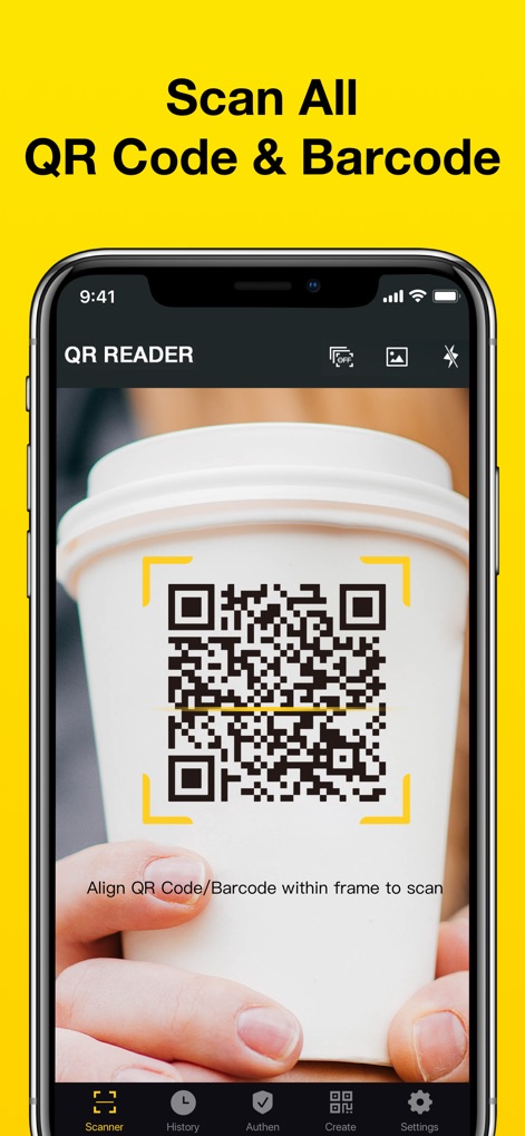QR, Barcode Scanner for iPhone - Fast Code Scanning