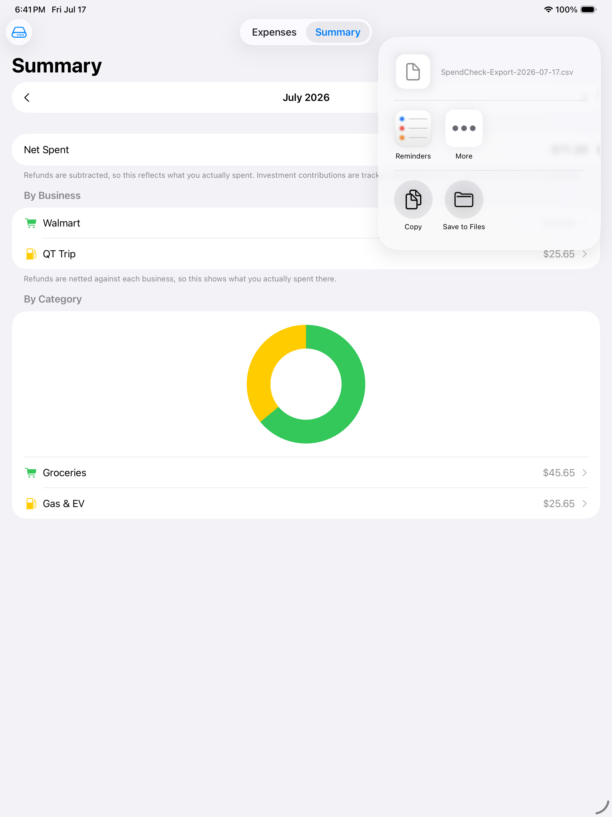 SpendCheck: Expense Tracker screenshot 14