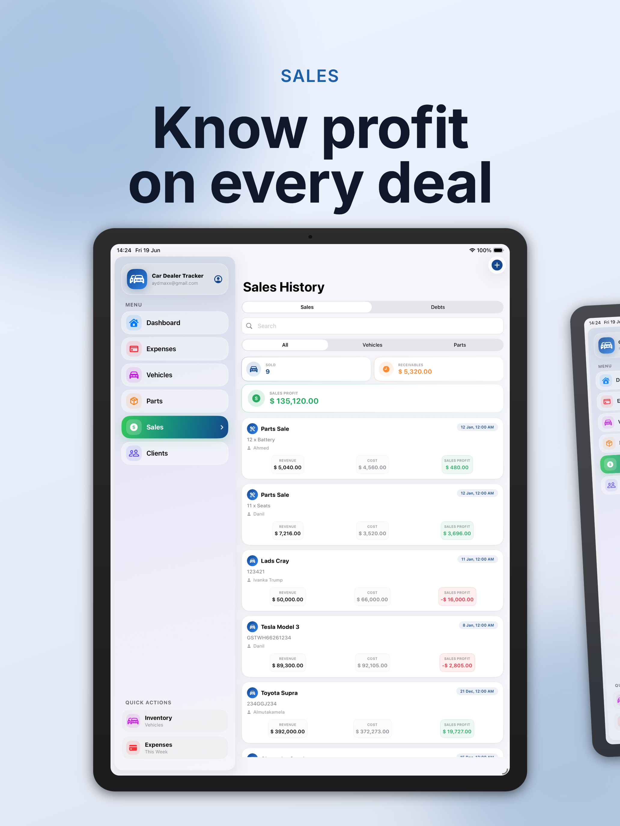 Car Dealer Tracker: Profit screenshot 16