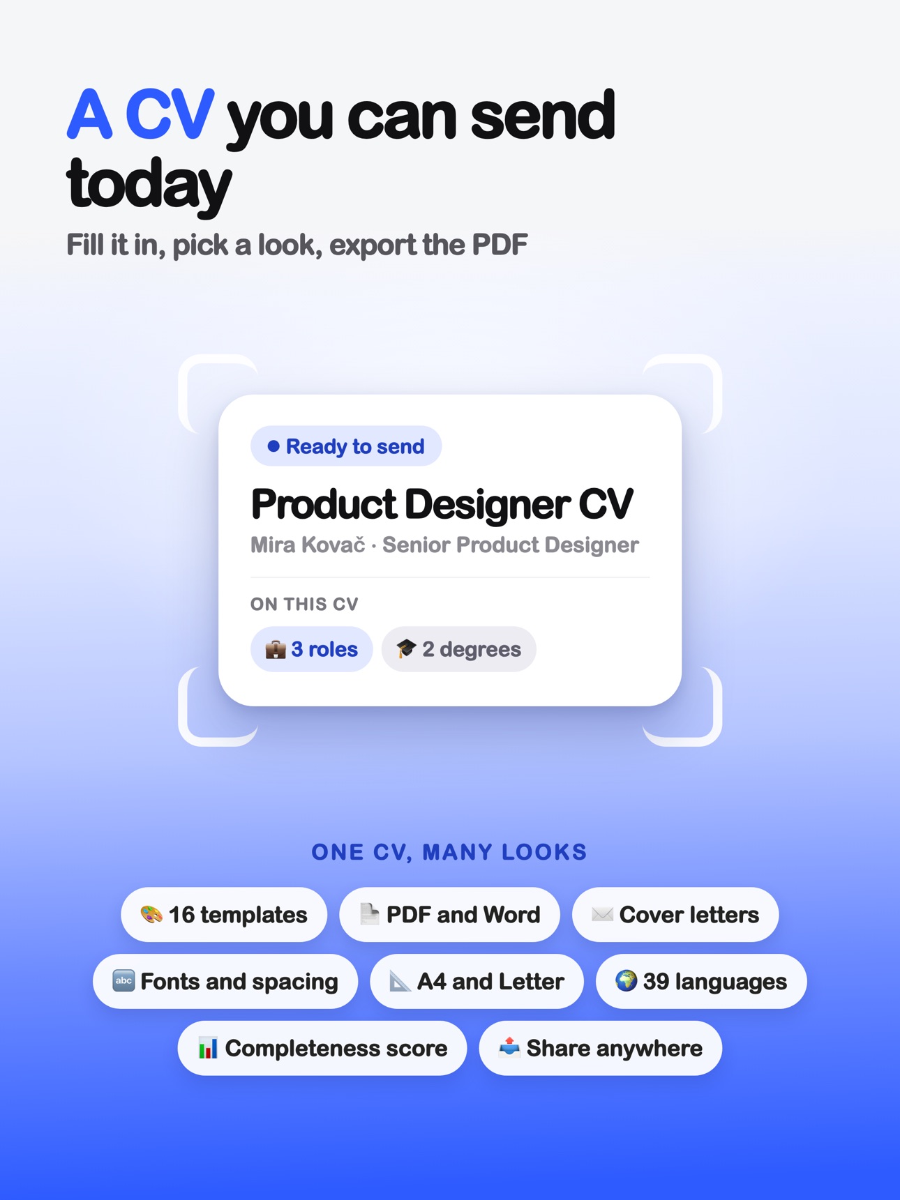 Screenshot 7 of Resuma CV & Cover Letters