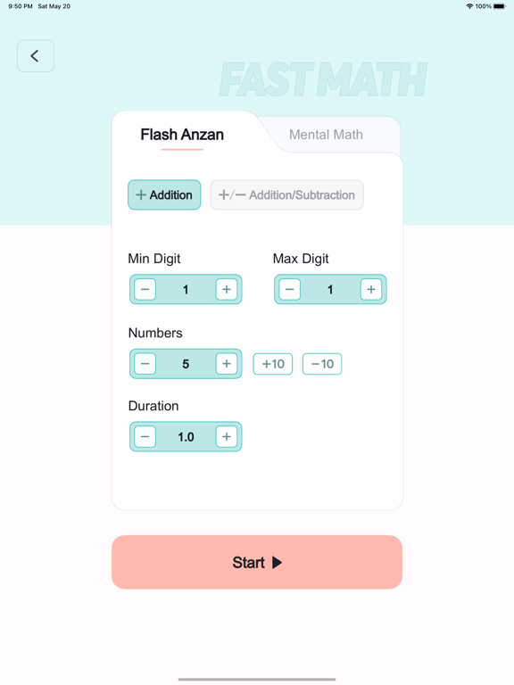 Abacus Mental Math Training iPad screenshot 6 - Education app