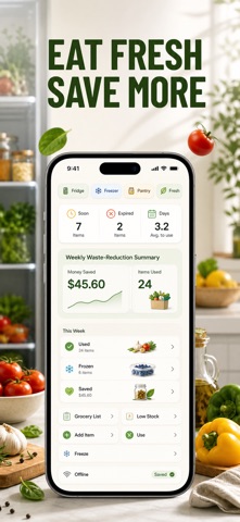 食品保质期管理-冰箱食材库存 screenshot