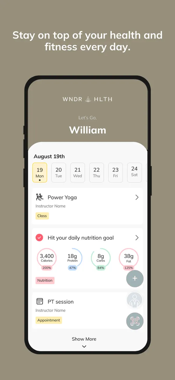 Screenshot #2 pour WndrHLTH Fitness