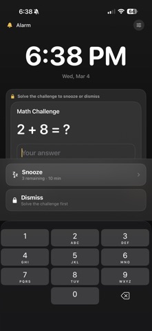 Solve To Snooze Screenshot 8 of 10