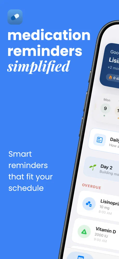 Cadence - Medication Reminders 用药提醒应用截图