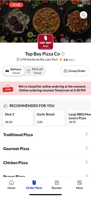 Top Boy Pizza Co screenshot 2