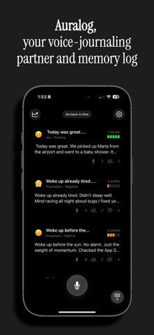 Auralog – AI Diary with Recall screenshot
