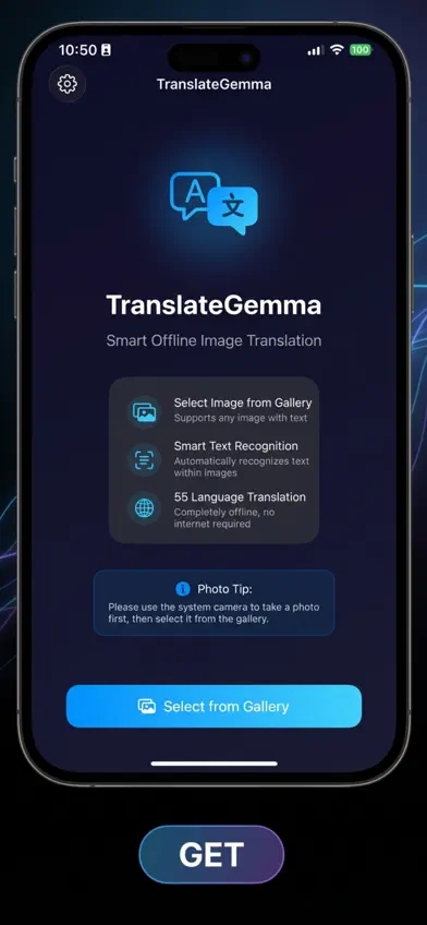 TranslateGemma I Offline screenshot 1