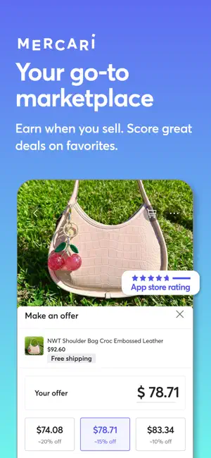 Mercari: Buying & Selling App screenshot 1
