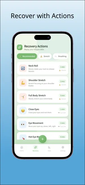 Cure - Fatigue Recovery Track screenshot 2